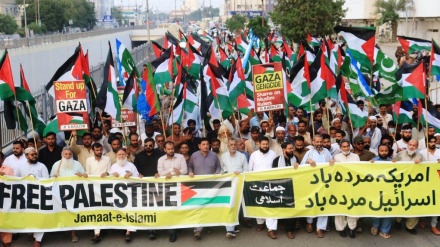 صمود فلوٹیلا پر اسرائیل کے حملے کے خلاف پاکستان میں مظاہرے