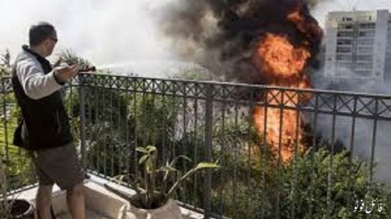 مقبوضہ علاقوں کی متعدد عمارتوں میں پُراسرار آگ