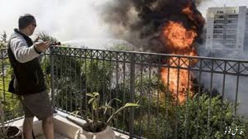 مقبوضہ علاقوں کی متعدد عمارتوں میں پُراسرار آگ