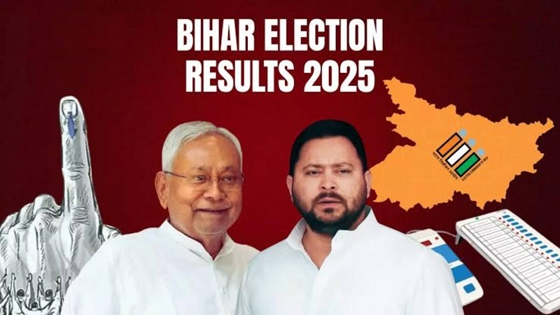 ہندوستان: بہار اسمبلی انتخابات میں این ڈی اے زبردست کامیابی کی طرف گامزن، بی جے پی سب سے بڑی پارٹی