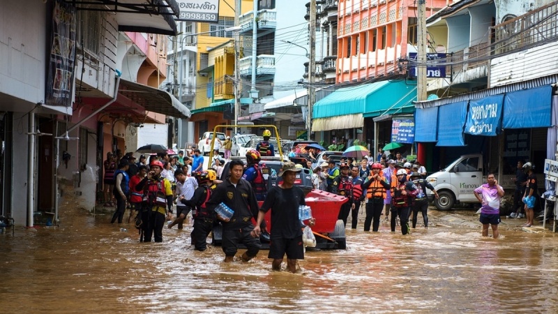 د آسیا سویل ختیځ کې ویجاړونکي سیلابونه 