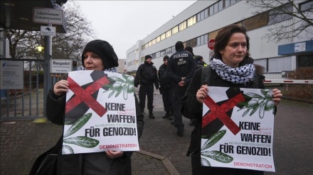 ناڕەزایەتی ئەڵمانییەکان دژی هەناردەکرانی چەک لە وڵاتەکەیانەوە بۆ فەلەستینی داگیرکراو