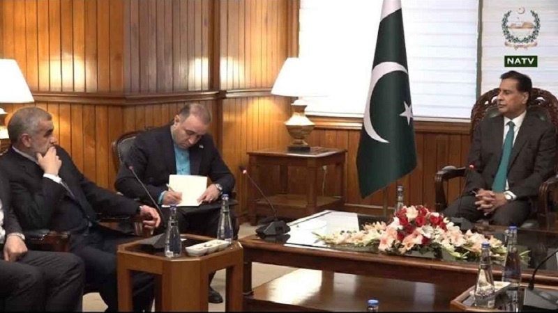 ایران کے ڈپٹی اسپیکر اور پاکستانی قومی اسمبلی کے اسپیکر کے درمیان ملاقات، صیہونی حکومت کے خلاف مشترکہ موقف پر زور