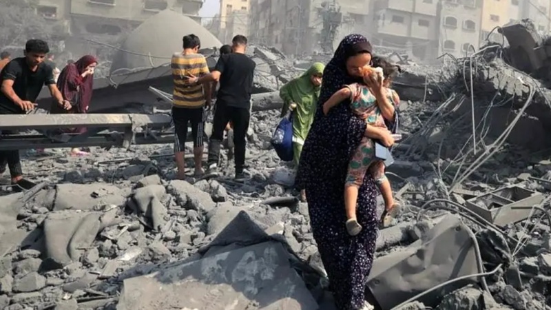 Sionist rejimin Qəzzəyə qarşı hava hücumları davam edir