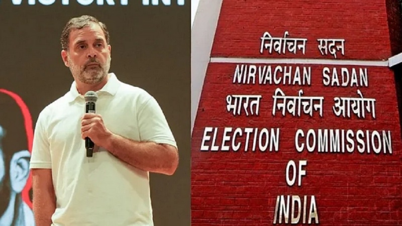 راہل گاندھی نے الیکشن کمیشن اور مرکزی حکومت پر ووٹ چوری کا الزام لگا دیا