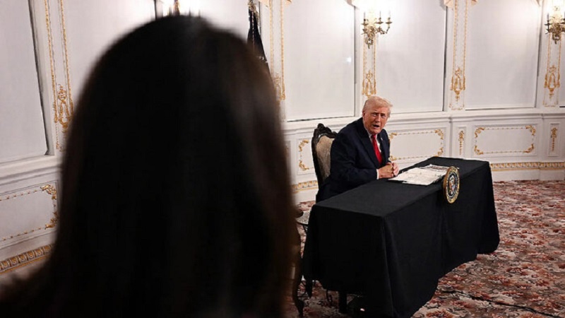 Bêrêzîya Trump himber nûçegîhanên jin didome