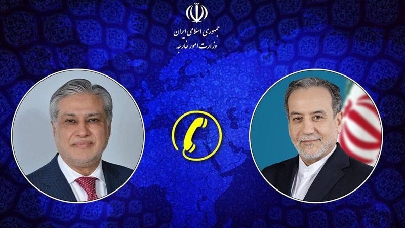 ایران اور پاکستان کے وزرائے خارجہ کے درمیان ٹیلی فونی گفتگو، علاقے کے حالات اور باہمی تعلقات پر تبادلۂ خیال