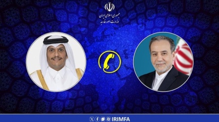 ایران و قطر کے وزرائے خارجہ کی ٹیلی فونی گفتگو