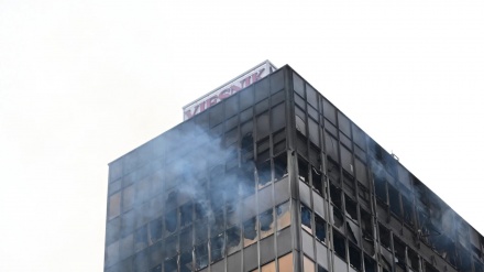 IZGORJELA ZGRADA VJESNIKA U ZAGREBU