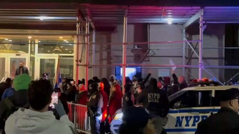 Xwenîşandana dijî siyonîstan li New Yorkê