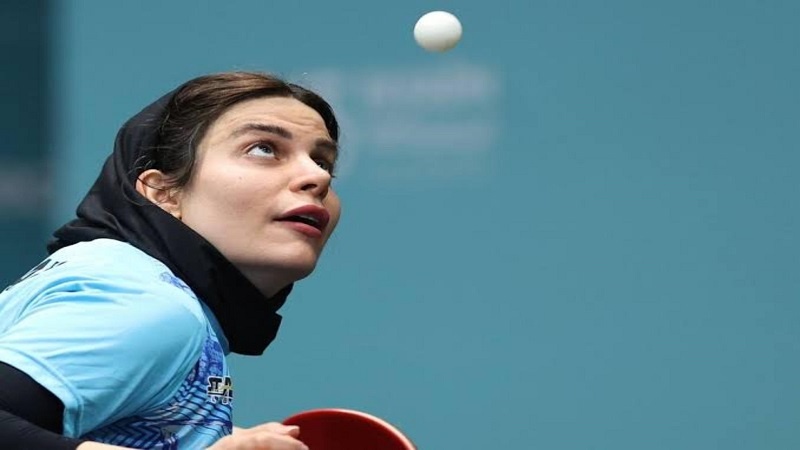 اسلامک گیمز: ایرانی خاتون ٹیبل ٹینس کھلاڑی نے چیمپیئن شپ جیت لی