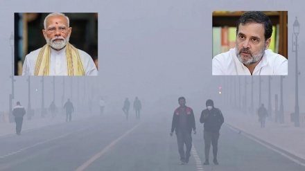 مودی جی، ہندوستان کے بچے آپ کے سامنے گھٹ رہے ہیں۔ آپ خاموش کیسے رہ سکتے ہیں؟  دہلی میں بگڑتی ہوئی فضائی آلودگی پر راہل گاندھی کا سوال
