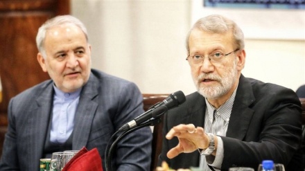 ایران کے خلاف امریکہ اور صیہونی حکومت کی مسلط کردہ جنگ میں پاکستانی عوام اور حکومت کی حمایت پر علی لاریجانی کا شکریہ