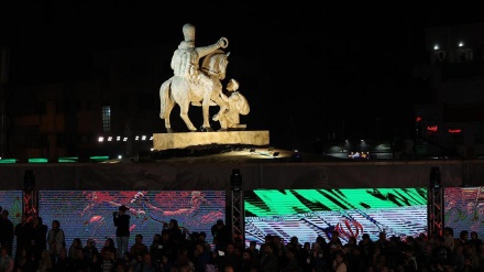 Peykera 'Çokdanerên li ber Îranê' hat nimandin