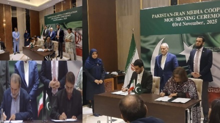 ایران اور پاکستان کے درمیان میڈیا و ثقافتی تعاون کے پانچ معاہدوں پر دستخط+ ویڈیو