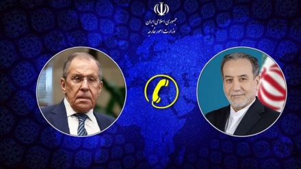 ایران اور روس کے وزرائے خارجہ کی ٹیلی فونی رابطہ ، مختلف موضوعات پر گفتگو 