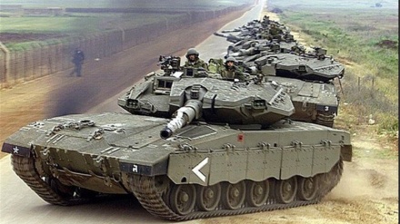 Tank u panzerên Rejîma Sîyonîst ketin başûra Sûrîyê