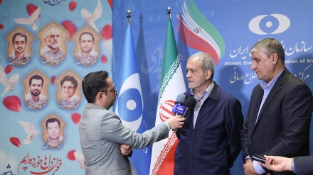 پزشکیان: ویست و خواستی ئێران لەسەر پەرەپێدانی پیشەسازیی ئەتۆمییە