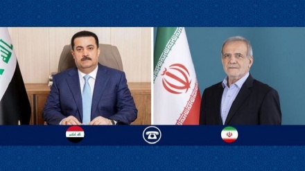 صدرِ ایران اور عراقی وزیر اعظم کے درمیان ٹیلی فونی گفتگو: عراق میں پارلیمانی انتخابات کے کامیاب انعقاد کی مُبارک باد