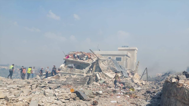 لبنان میں صیہونی دہشتگردی کی نئی لہر، شہری علاقوں کو نشانہ بنایا گیا