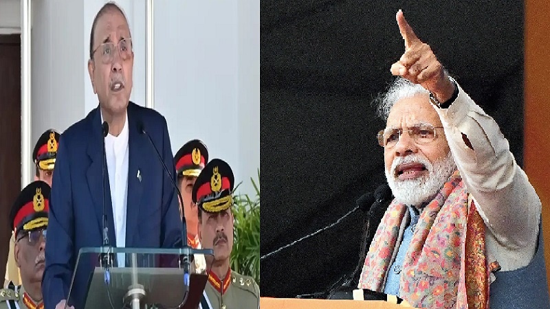 پاکستان کے صدر آصف علی زرداری نے ہندوستان کی مودی حکومت پر لگایا سنگین الزام