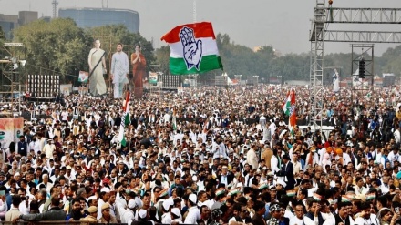 دہلی میں لاکھوں کانگریسی کارکنوں کا اجتماع، 