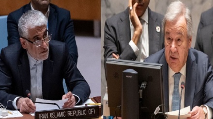 ایران نے انٹونیو گوٹیرش کو دکھایا آئینہ، اقوامِ متحدہ کے سیکرٹری جنرل بے بنیاد اور غیر قانونی رپورٹوں کے بجائے حق بیانی سے کام لیں