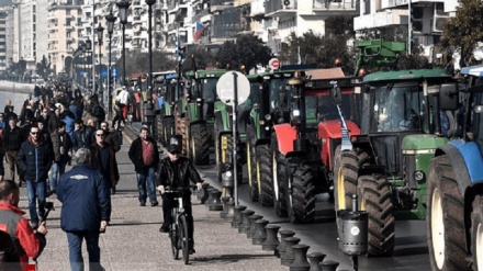  Xwenîşandana cotkar û ajeldaran li Yewnanistanê