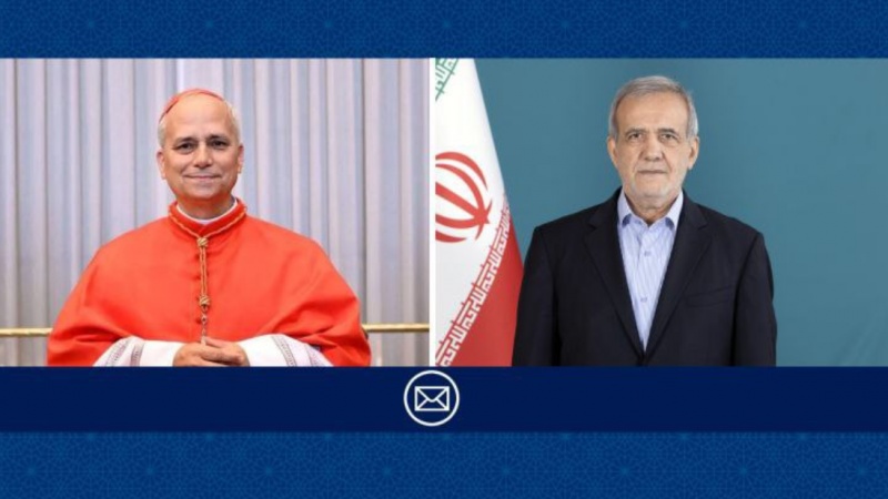 پیام تبریکی پزشکیان به رهبر کاتولیک‌ های جهان