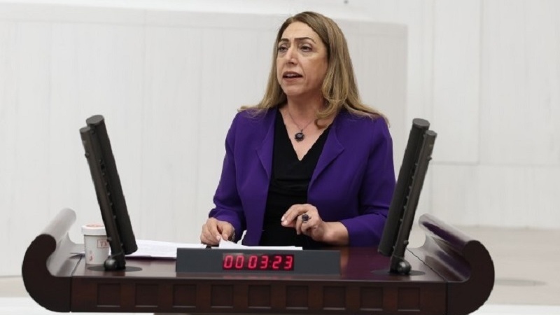 رەخنەی نوێنەری دەم پارتی لە قەدەغەکرانی زمانی کوردیی لە پەرلەمانی تورکیا