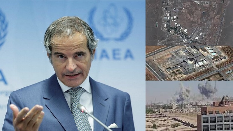 امریکا اور غاصب صیہونی حکومت کے غیر قانونی حملوں پر تماشائی بنے گروسی ایک بار پھر جاگ گئے ہیں! لیکن کیوں؟