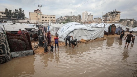 دۆخی نالەباری کەشوهەوا لە کەرتی غەززە