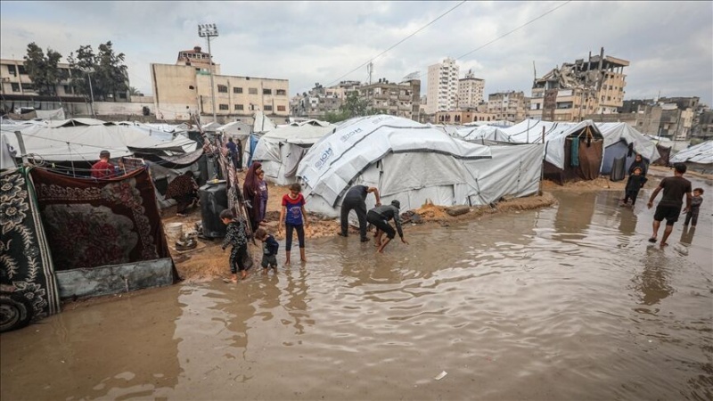 شهادت ۱۵ فلسطینی به دلیل شرایط جوی