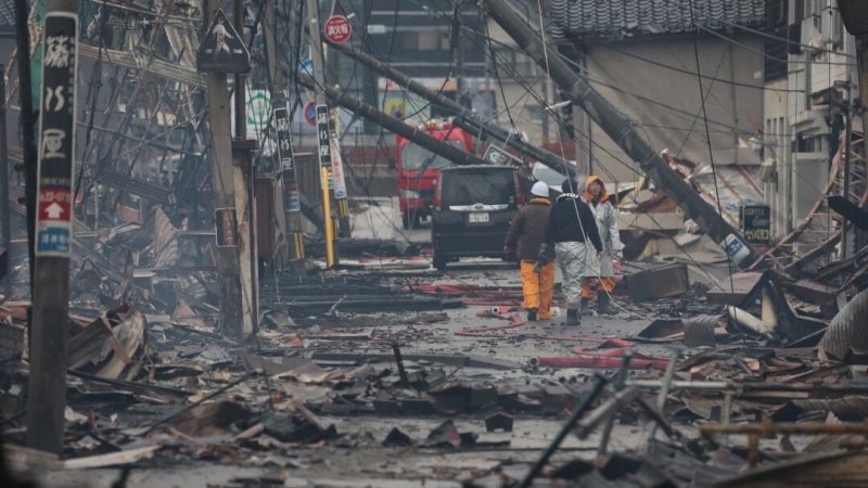 د جاپان شمال ختیځ کې زورور ځمکرېږد 