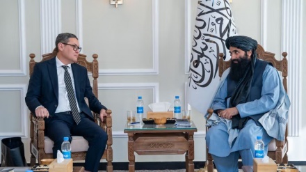 نماینده ویژه قزاقستان در دیدار با حقانی درباره تقویت امنیت مرزها گفت‌وگو کرد