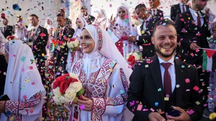 VJENČANJE DESETINA PAROVA U GAZI