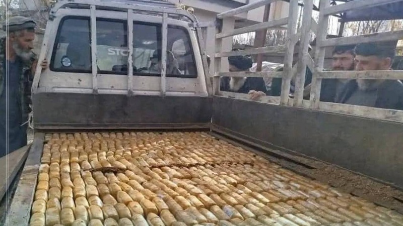 کشف و ضبط یک محموله ۲۲۲ کیلوگرامی مواد مخدر در ولایت بدخشان