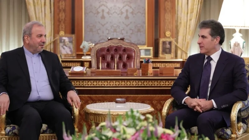 Balyozê Îranê yê Bexdayê bi Serokê Herêma Kurdistana Iraqê re civîya