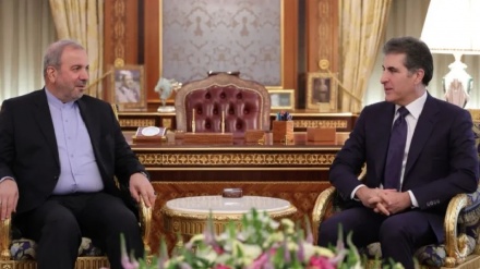 باڵوێزی ئێران لەبەغدا لەگەڵ سەرۆکی هەرێمی کوردستان کۆبووەوە