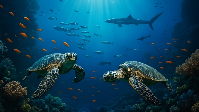 سمندر کی گہرائیوں میں حیرت انگیز لمحات