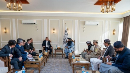 دیدار حقانی با هیئت قزاقستان؛ تأکید بر امنیت و توسعه