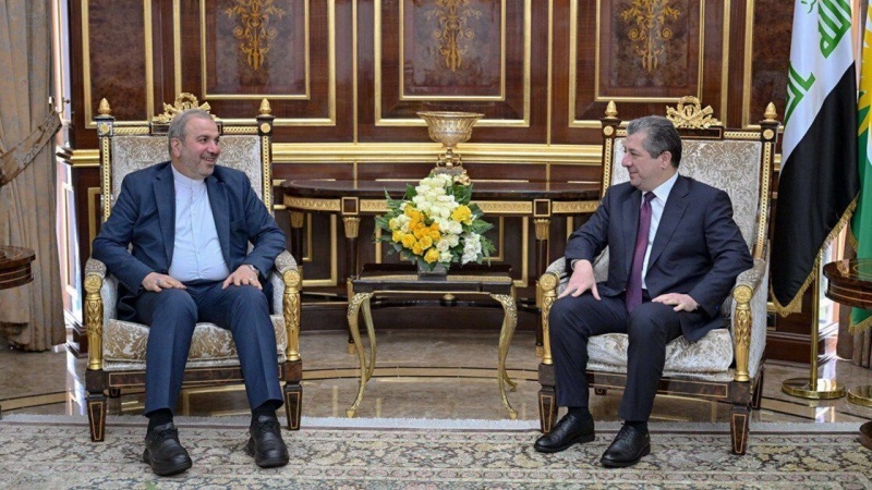 Barzanî u Balyozê Îranê derbara pêkanîna hikûmeta nû ya Iraqê da civîyan