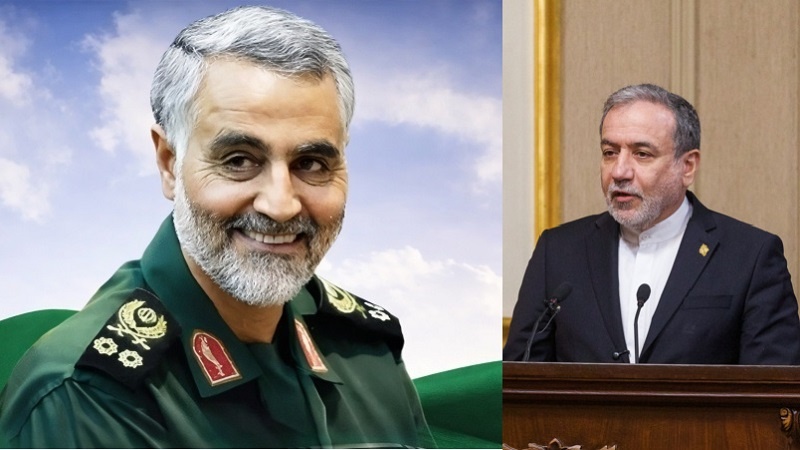 شہید جنرل قاسم سلیمانی علاقے میں استقامتی محاذ کے معمار تھے: سید عباس عراقچی