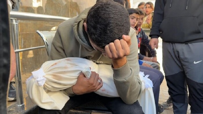 غزہ: امریکی جنگ بندی کے باوجود قتل، شہادت، تباہی، نومولود بچوں کی لاشیں اور چھوٹے چھوٹے کفن