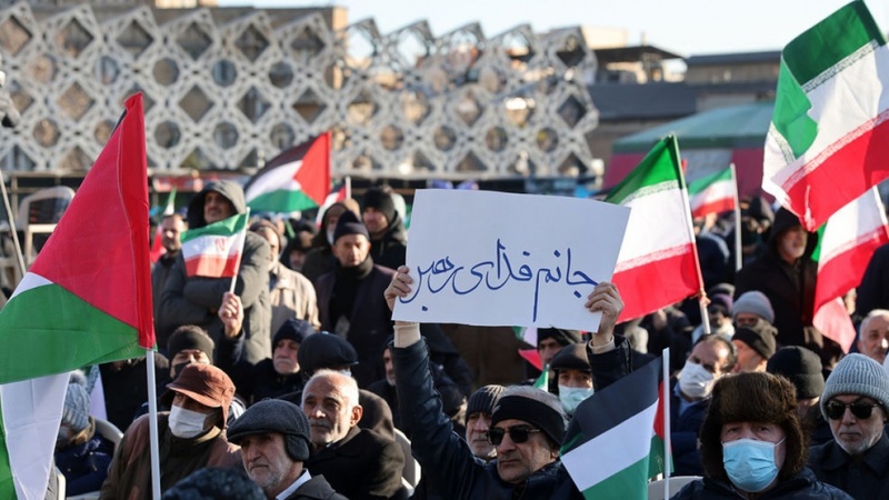 بەشداریی بەربڵاوی خەڵکی تاران لە ڕێوڕەسمی ٩ی بەفرانبار