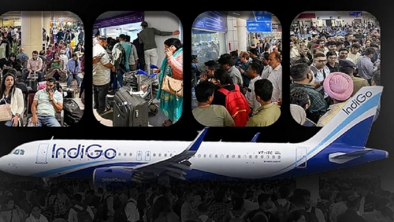 ہندوستان ؛ انڈگو ایئر لائن کا بحران، پانچ سو سے زائد پروازیں منسوخ