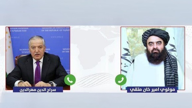 رایزنی وزیران خارجه حکومت سرپرست و تاجیکستان؛ تأکید بر همکاری امنیتی و مرزی