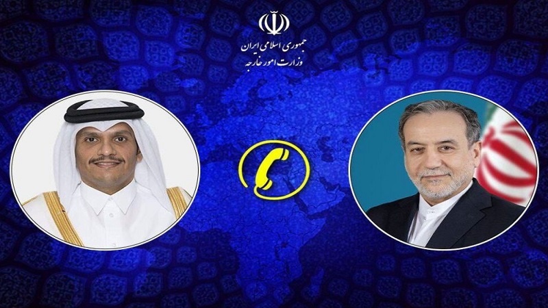 ایران اور قطر کے وزرائے خارجہ کی ٹیلی فونی گفتگو، یمن کی صورت حال پر تبادلۂ خیال    