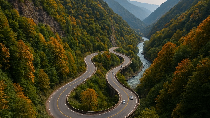 چالوس شاہراہ؛ دنیا کی چوتھی دلکش ترین شاہراہ