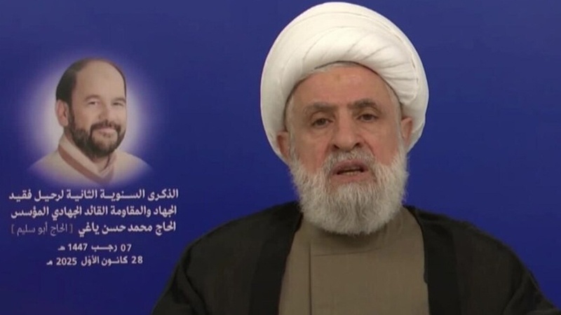 شێخ نەعیم قاسم: پرسی چەکداماڵینی خۆڕاگری پیلانێکی زایۆنییە